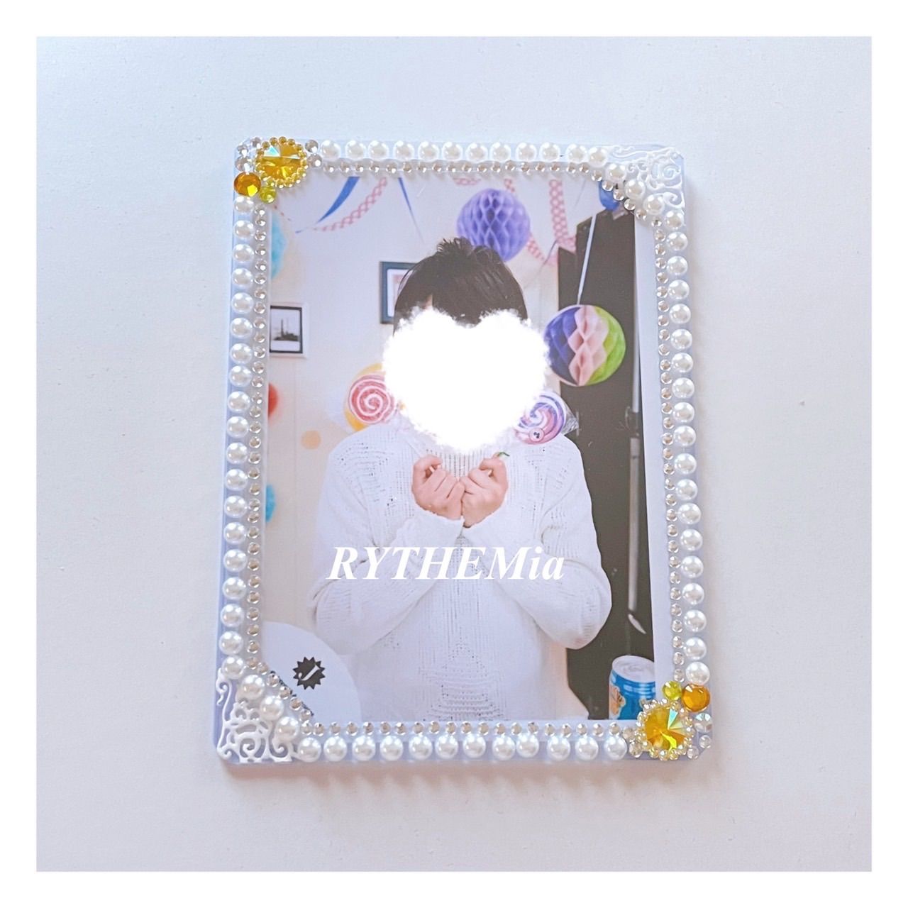 みい 硬質デコケース B7 イエロー 硬質ケースデコ B7 黄色 イエロー トレカケース 推し活 公式写真