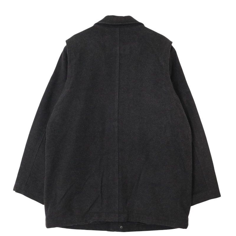 エルエルビーン ジップアップウールジャケット メンズUS-XXL TALL ダークグレー Thinsulate hjc-0012