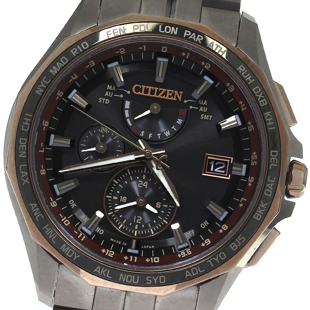 シチズン CITIZEN AT9095-68E|H820-T025145 アテッサ エコドライブ ラグビー日本代表コラボモデル ソーラー電波 メンズ _807787