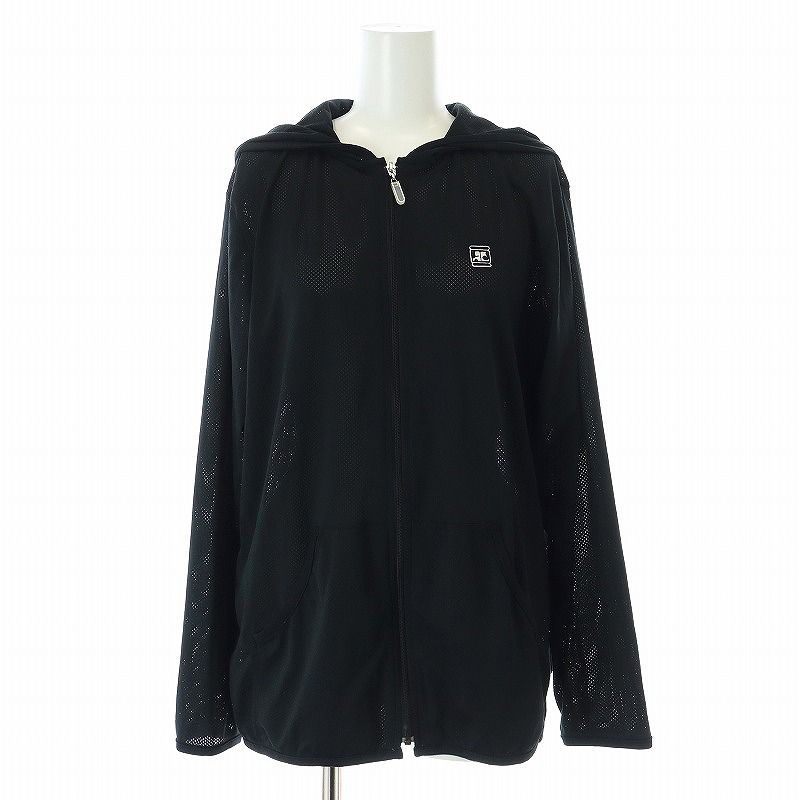 クレージュ courreges ワンポイントロゴ メッシュパーカー