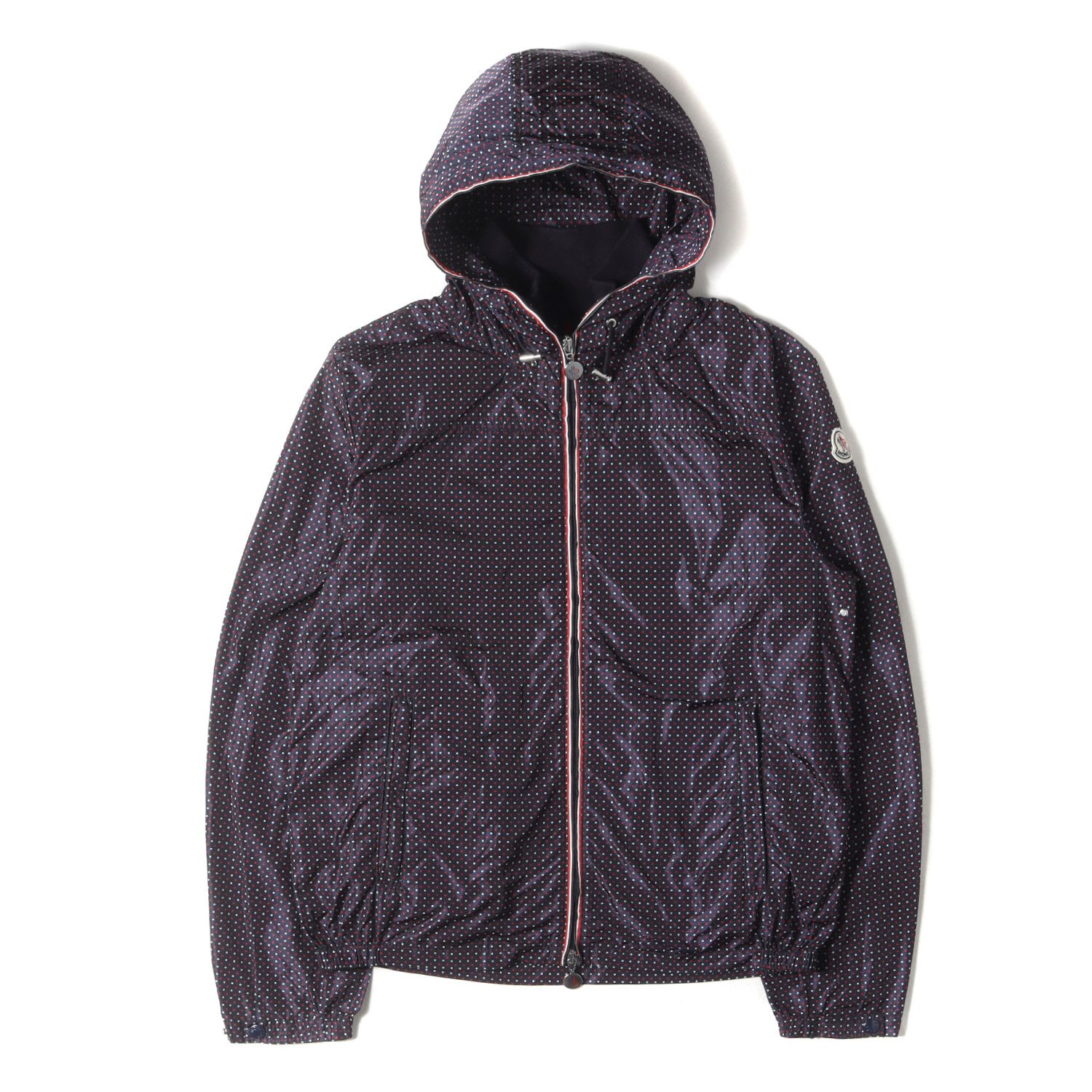 【美品】モンクレール ナイロンジャケット NATH ドット マルチカラー 美品】モンクレール ナイロンジャケット NATH ドット マルチカラー 美