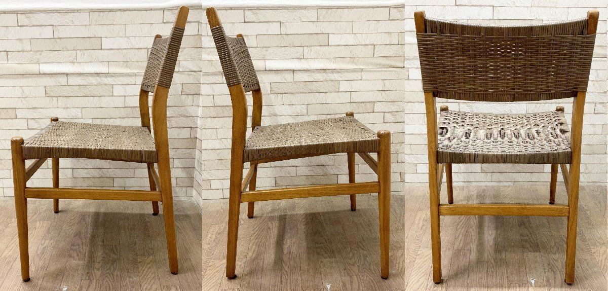 Re:CENO/リセノ ダイニングチェア WICKER ラタン 椅子 家具
