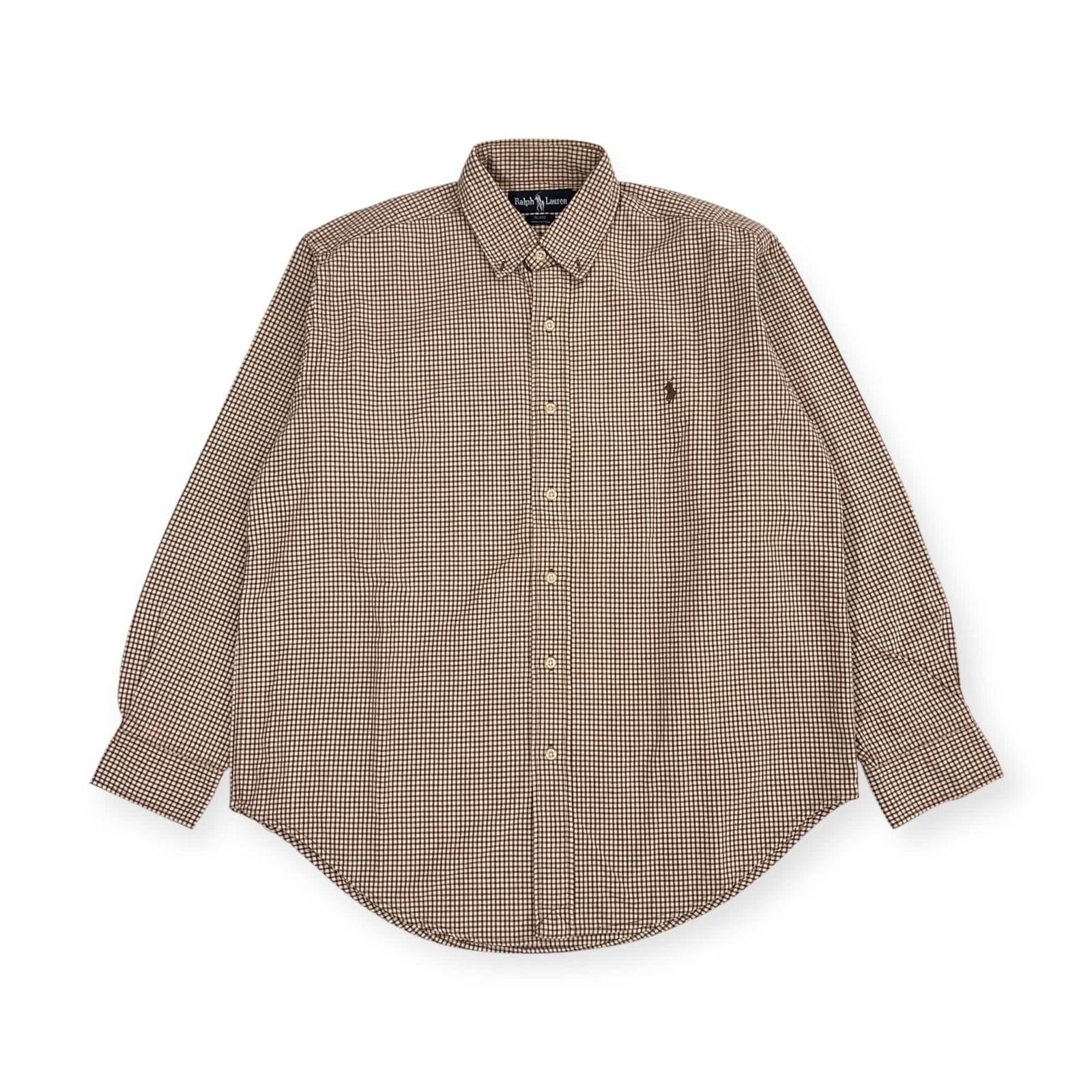90s Ralph Lauren ラルフローレン BLAKE チェック BD ボタン
