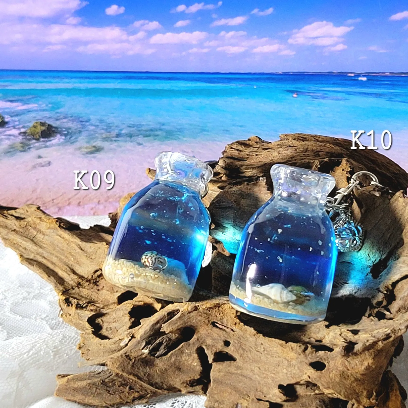 海の小瓶キーホルダー レジン|mercariメルカリ官方指定廠商|Bibian比比 海の小瓶キーホルダー レジン|mercariメルカリ官方指定廠商|Bibian比比