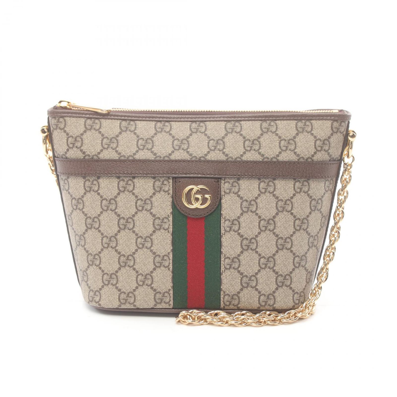 グッチ GUCCI ショルダーバッグ オフィディア GGスプリーム 78139796IWG8745 ベージュ|エボニー PVCコーティングキャンバス レザー オフディア チェーンショルダー レディース