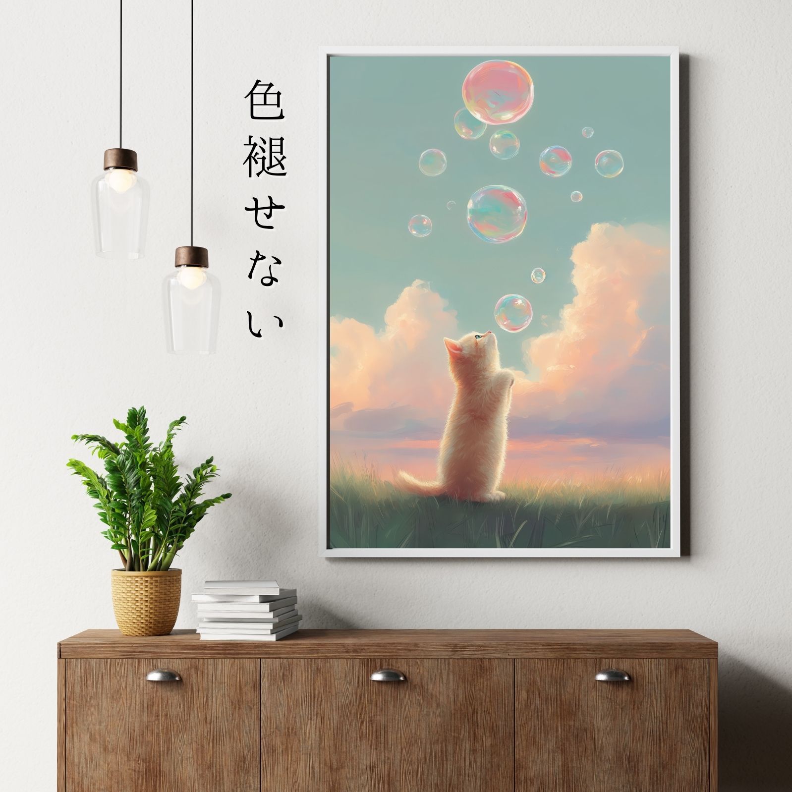 猫とシャボン玉 -