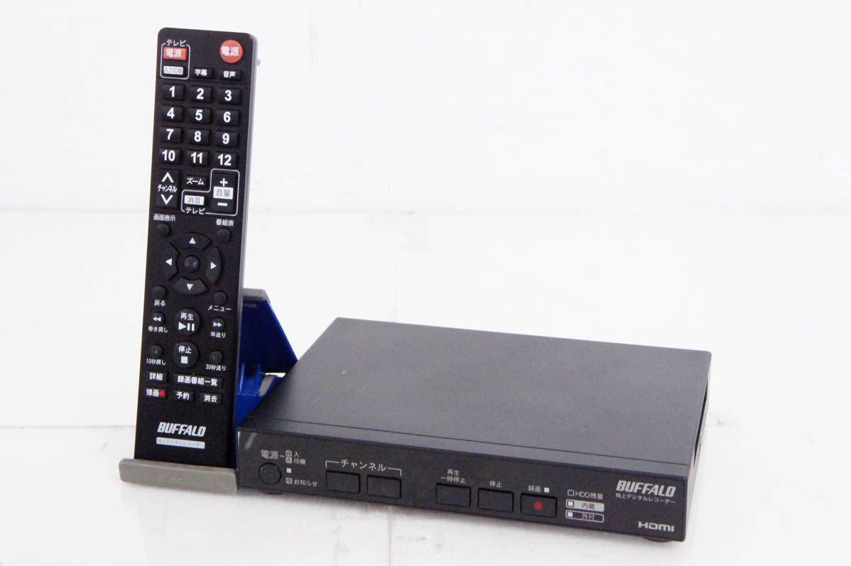 中古】BUFFALOバッファローレコーダー機能搭載 TV用地デジチューナー DTV-H500R 500GB - メルカリ