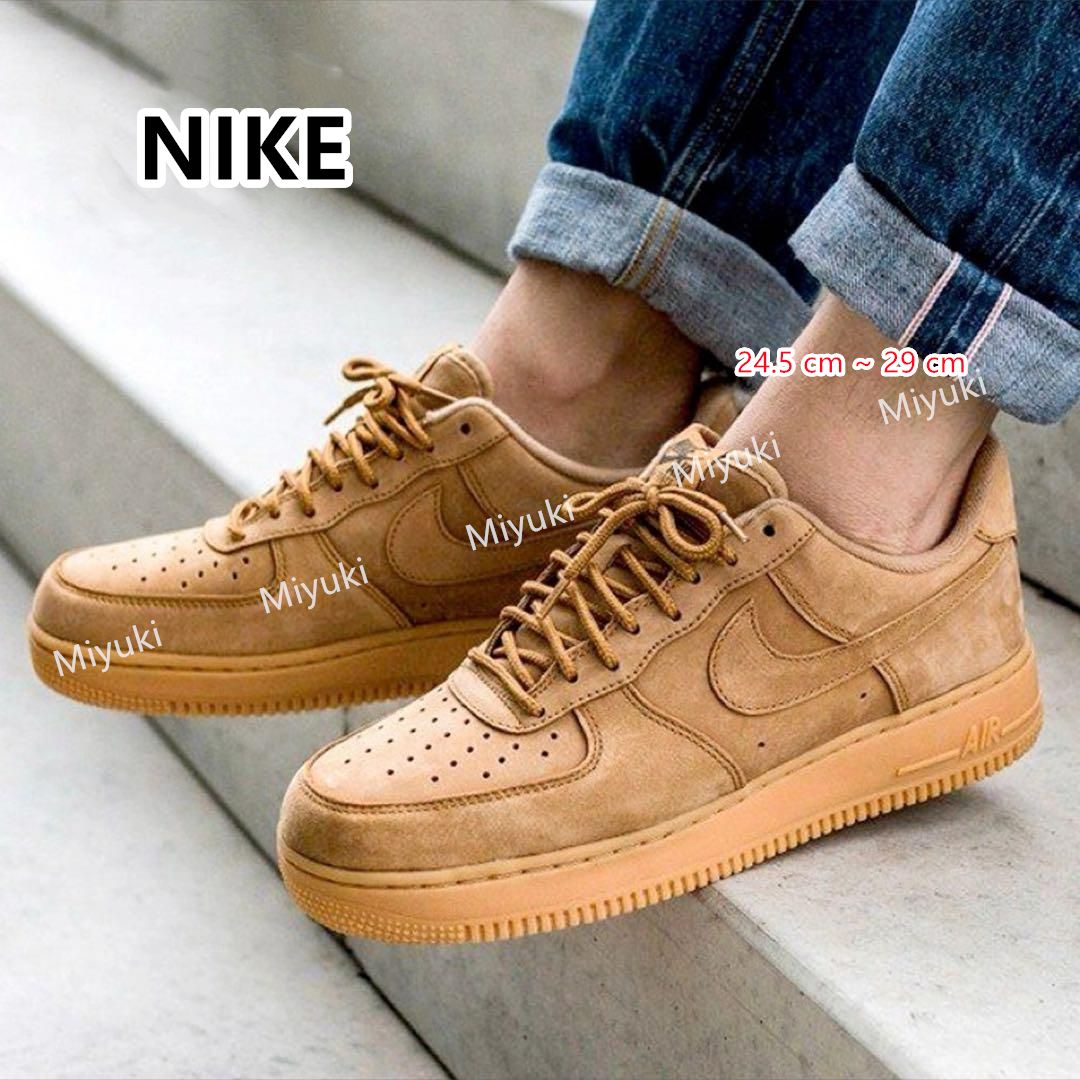 新品 未使用 NIKE AIR FORCE 1 LOW FLAX/WHEAT ナイキ エアフォース1 ロー フラックス/ウィート CJ9179-200  男女兼用 - メルカリ