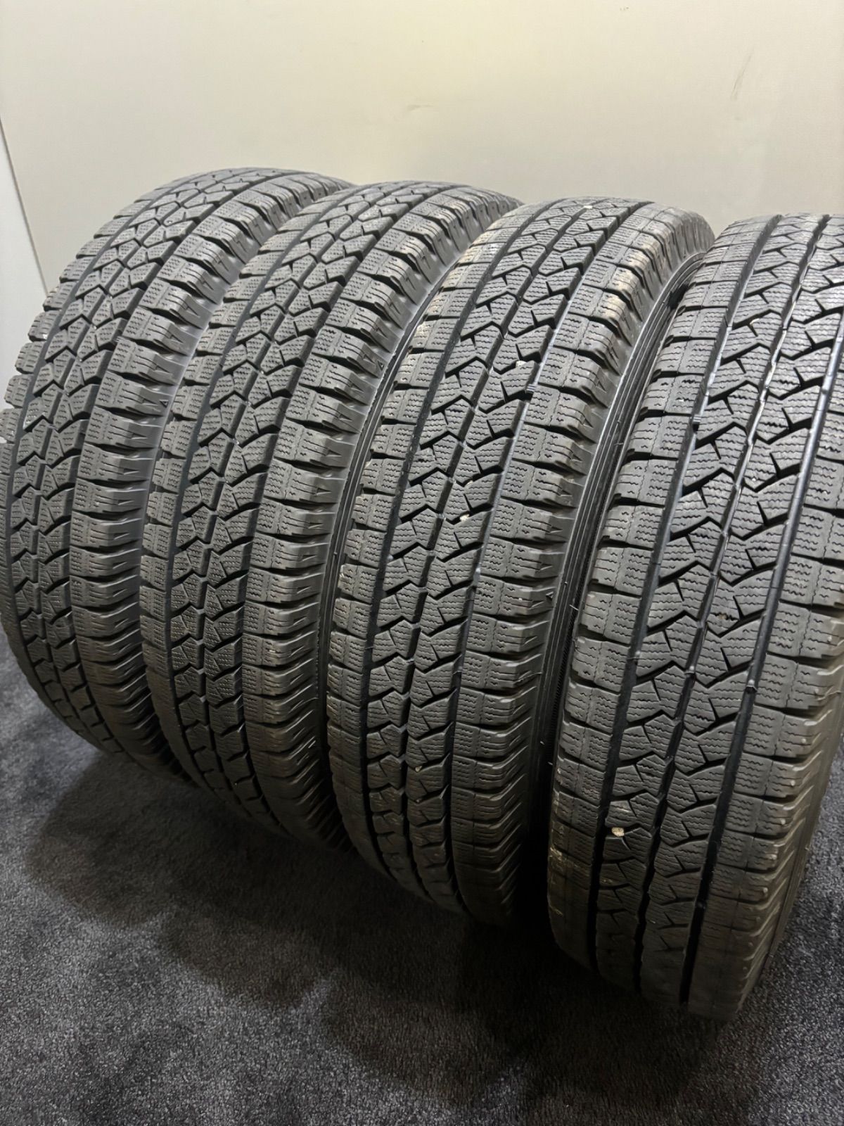 ☆145R12 LT 6PR BRIDGESTONE/VL1 21年製 スタッドレス 4本 ブリヂストン ブリザック （南1-H76） - メルカリ