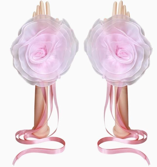 ☆2点目3000円 フリルフロート 花 社交ダンス モダンダンス
