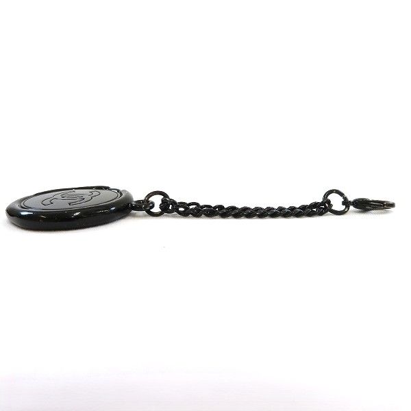 ape シャネル CHANEL チャーム キーホルダー 黒 ブラック ココ