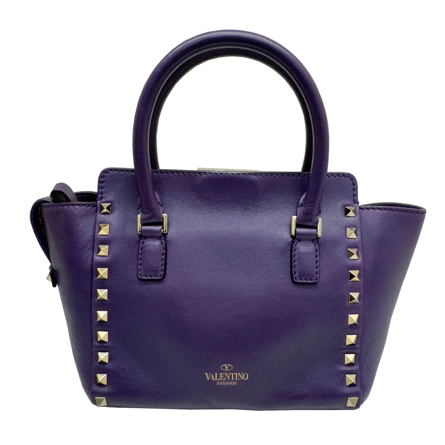 VALENTINO パープル ハンドバッグ紫