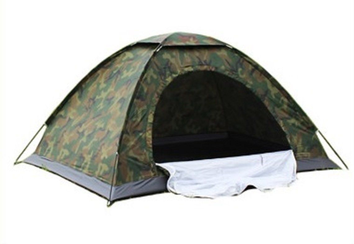 jiroo テント ツーリングテント ソロ 2～3人用 キャンプ メッシュ 蚊帳付き ワンタッチ 母子 小型 防災 簡易 コンパクト 緊急 公園 紫外線防止 日よけ 迷彩柄