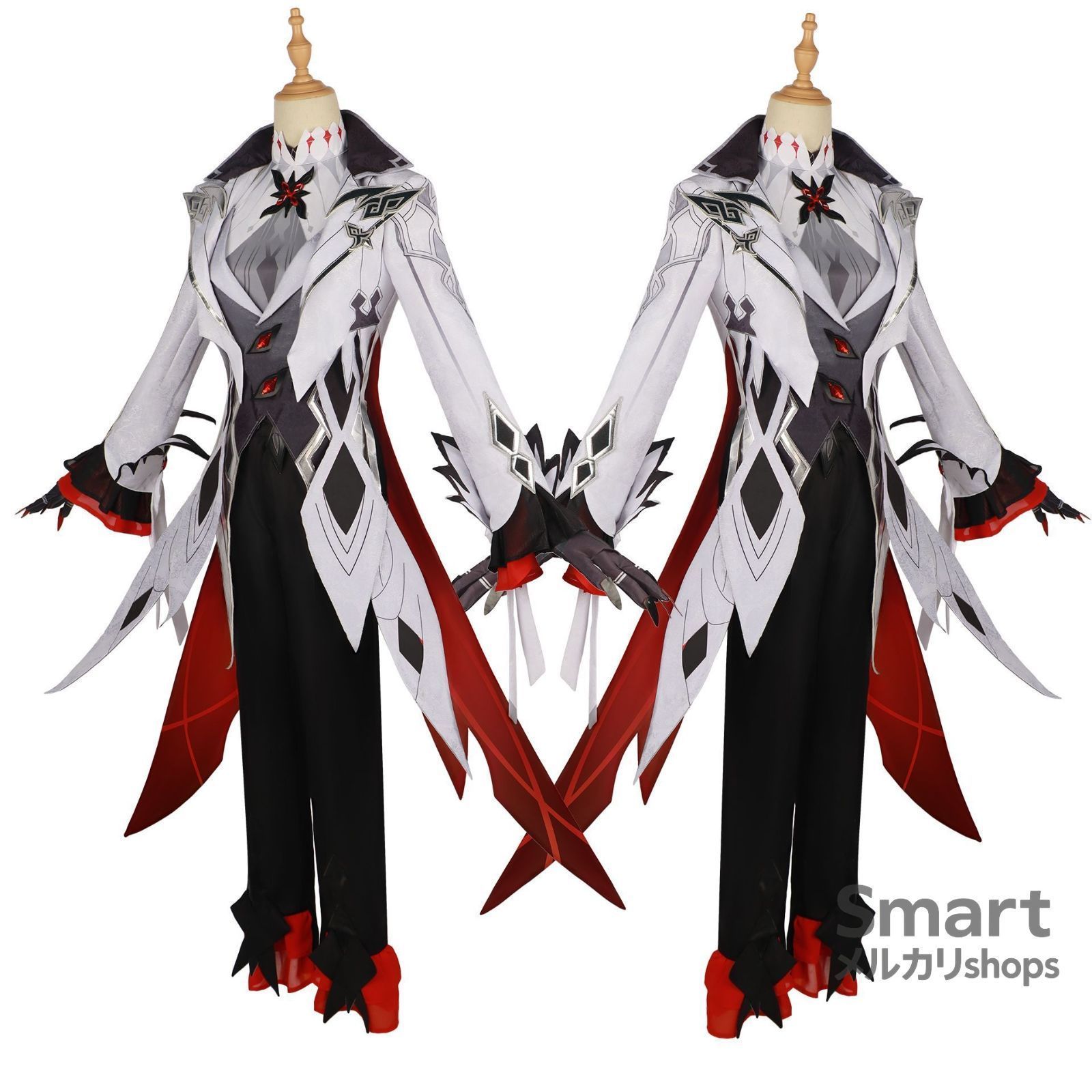 コスプレ 衣装 アルレッキーノ 原神 ファデュイ 仮面の僕人風 アニメ ゲーム 仮装 ドレス M250906-8 IMPECCABLEHEALTHCARESERVICES_COM