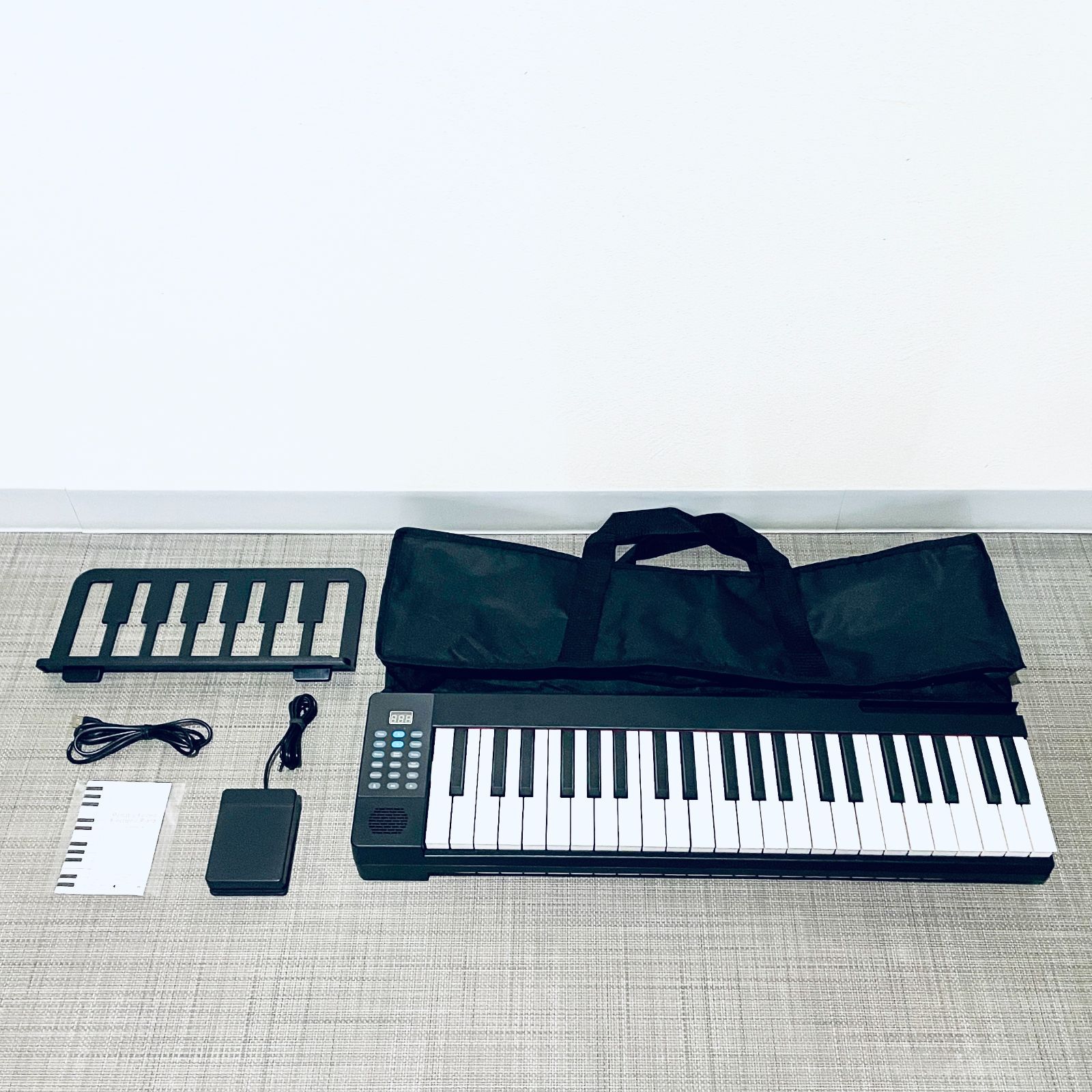 美品・動作良好】折りたたみ式88鍵盤電子ピアノ Longeye PJ88 SN(N) ID 