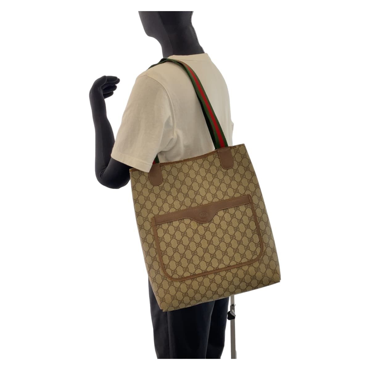 GUCCI シェリーライン オールドグッチ ベージュ マルチカラー GG
