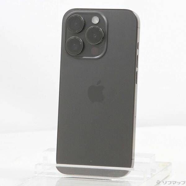 〔 品〕 iPhone15 Pro 256GB ブラックチタニウム MTUC3J A SIMフリー 349