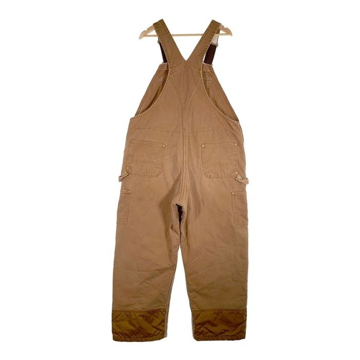 Carhartt 裏地キルティング ダブルニー ダック オーバーオール Carhartt カーハート ダック地 オーバーオール ダブルニー 裏赤
