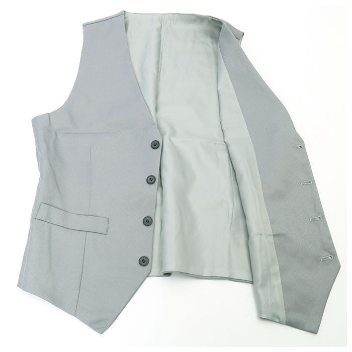 ☆ ブラック ☆ 3XLサイズ ☆ ベスト 4ボタン pmymj420 フォーマル