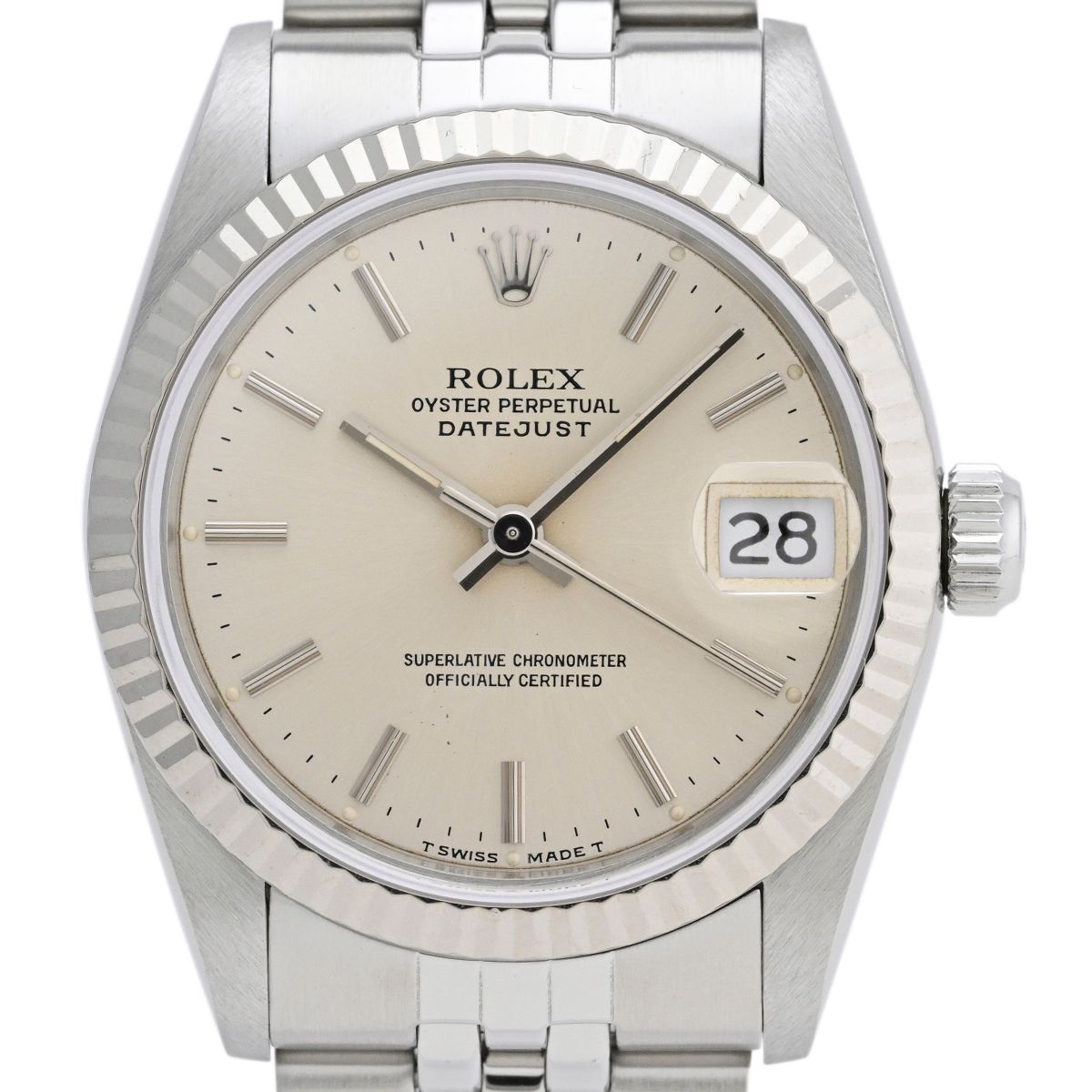 ロレックス ROLEX デイトジャスト 68274 腕時計 SS WG 自動巻き 