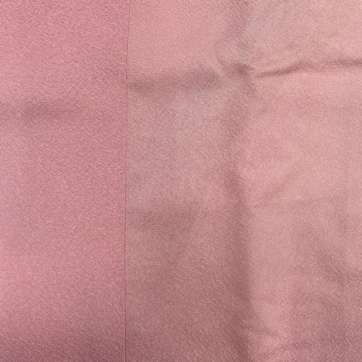 【ちどりや】美品　正絹　道行コート　袷　被布衿 鈴乃屋扱い 身丈90cm/裄63.5cm　霞風暈し 淡青灰系 しつけ付 本郷大田子染め 落款有　I22