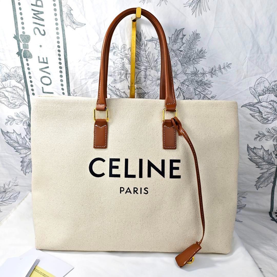 希少品CELINE セリーヌ ホリゾンタルカバ キャンバス トートバッグ - メルカリ