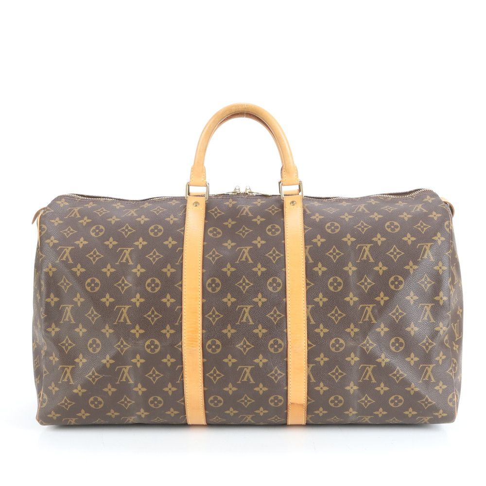 ルイヴィトン モノグラム キーポル 55 M41424 レザー ボストン バッグ 出張 旅行 トート ビジネス A4 メンズ VEE CT37-8 WWW_KARIMZIABAT_FR