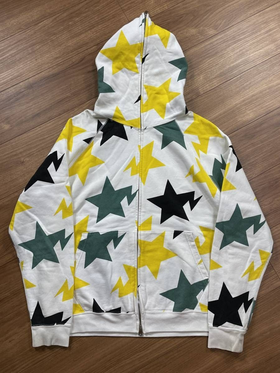 14 A BATHING APE アベイシングエイプ bape sta sapporo limited star 札幌限定 スター 都市 スウェット パーカー  サイズM - メルカリ