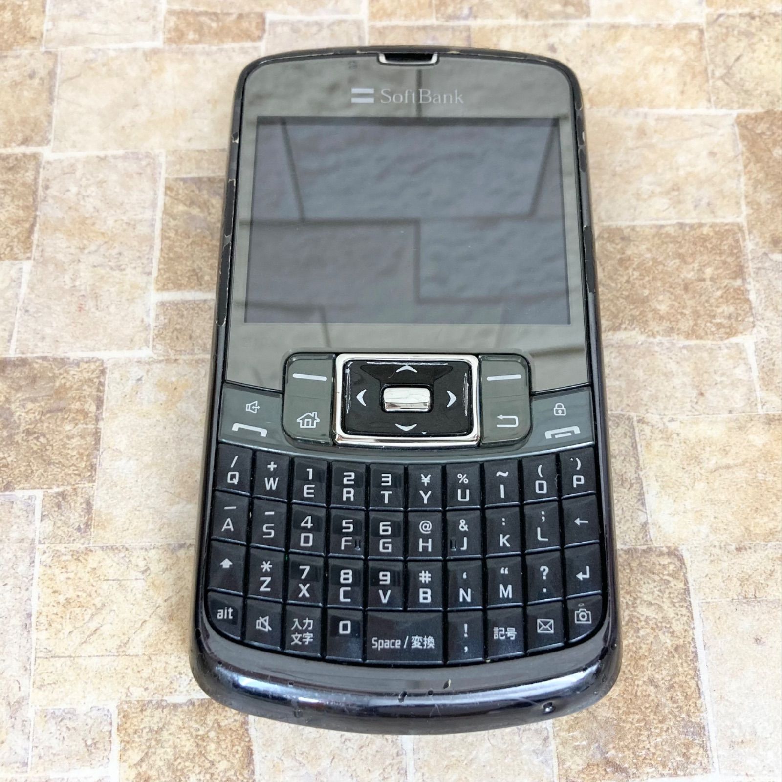 初期化 動作確認済】 SoftBank X01SC ブラック 本体のみ スマホ 