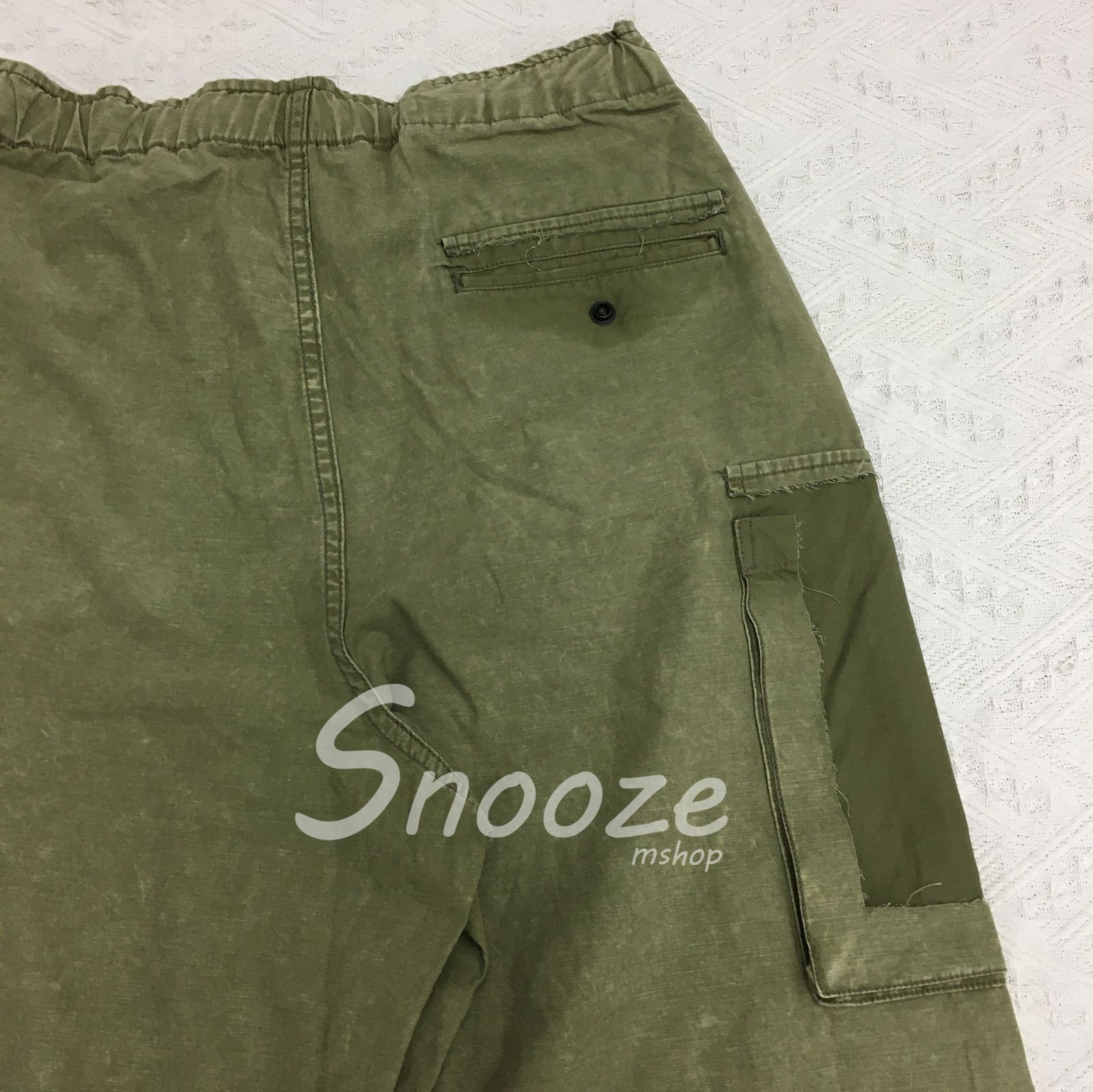 Maison MIHARA YASUHIRO ミハラヤスヒロ パンツ グリーン 25SS】Maison MIHARA YASUHIRO ミハラヤスヒロ / INSIDEOUT