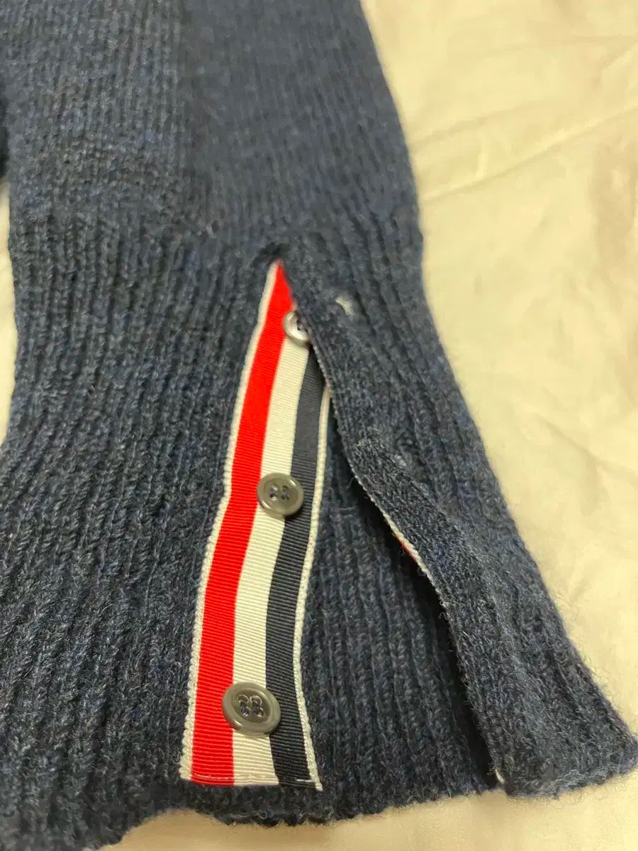 トム・ブラウン シェトランド ネイビー カーディガン 5サイズ THOM