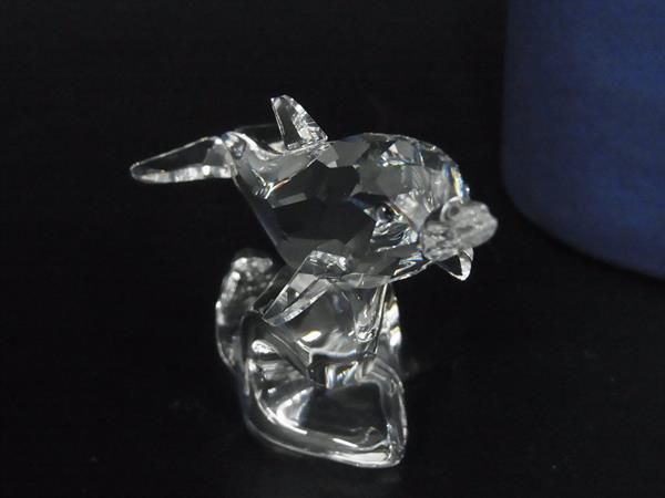 スワロフスキー置物 □新品□未使用□ SWAROVSKI スワロフスキー クリスタル イルカ