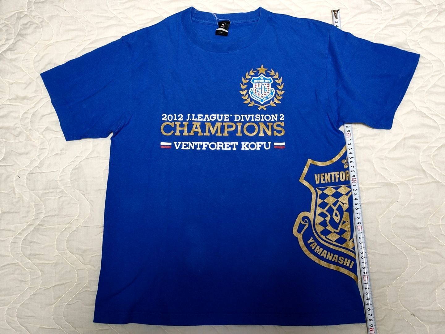 【VFKファン必見！】ヴァンフォーレ甲府J1F初戦記念Tシャツ Jリーグ ヴァンフォーレ甲府応援ウェア 甲Tシャツ サッカー