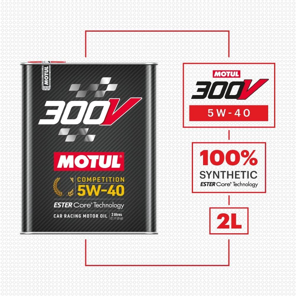 300V MOTUL COMPETITION Motul モチュール 5W40 2L 5W-40 2L×6本