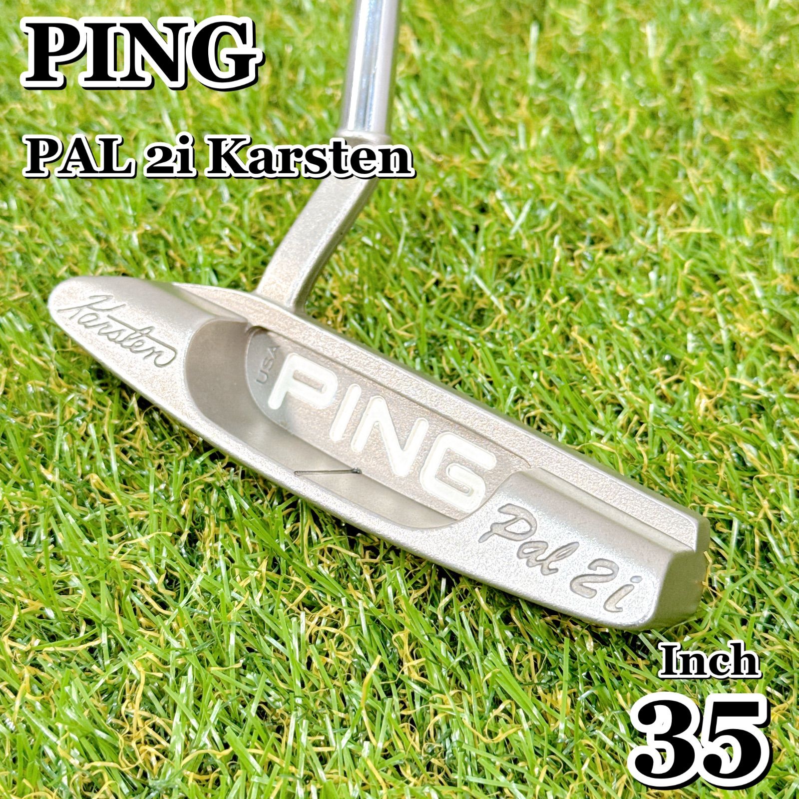 PING ピン PAL 2i パル KARSTEN カーステン メンズゴルフクラブ パター 35インチ 男性 右利き スチール ピン型 K021