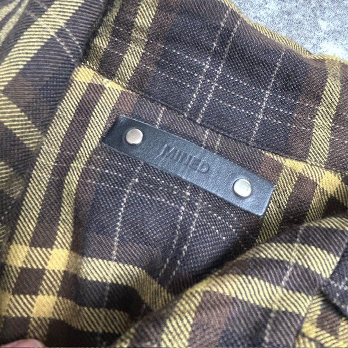 MINEDENIM マインデニム チェックシャツ 23AW 長袖 TOPS 日本製