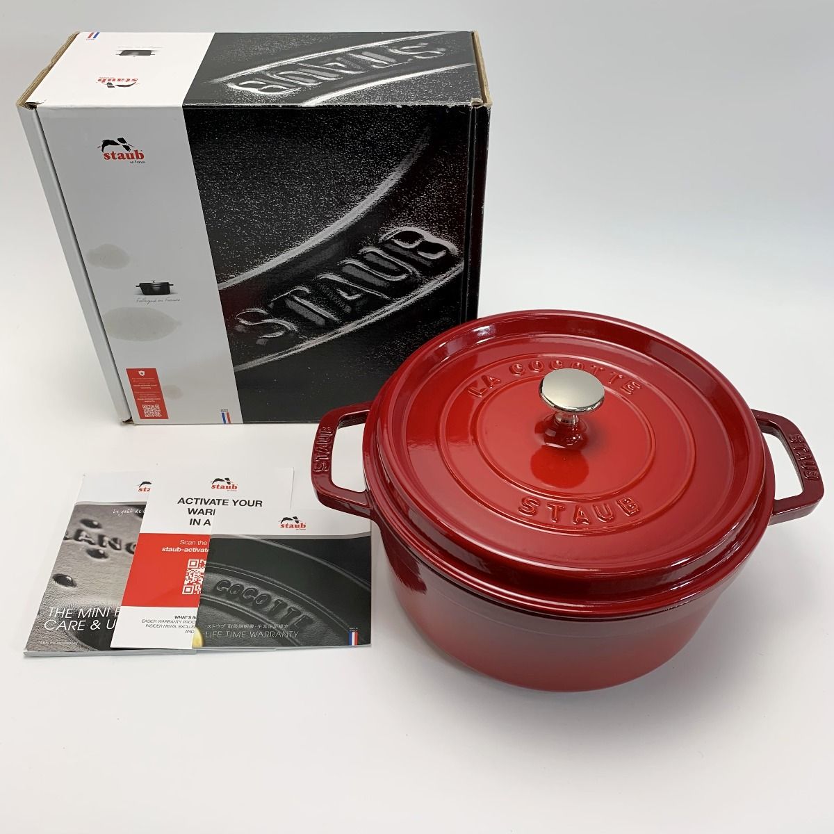 ストウブ Wa-NABE M 18センチ シフォンローズ staubワナベM 18cm