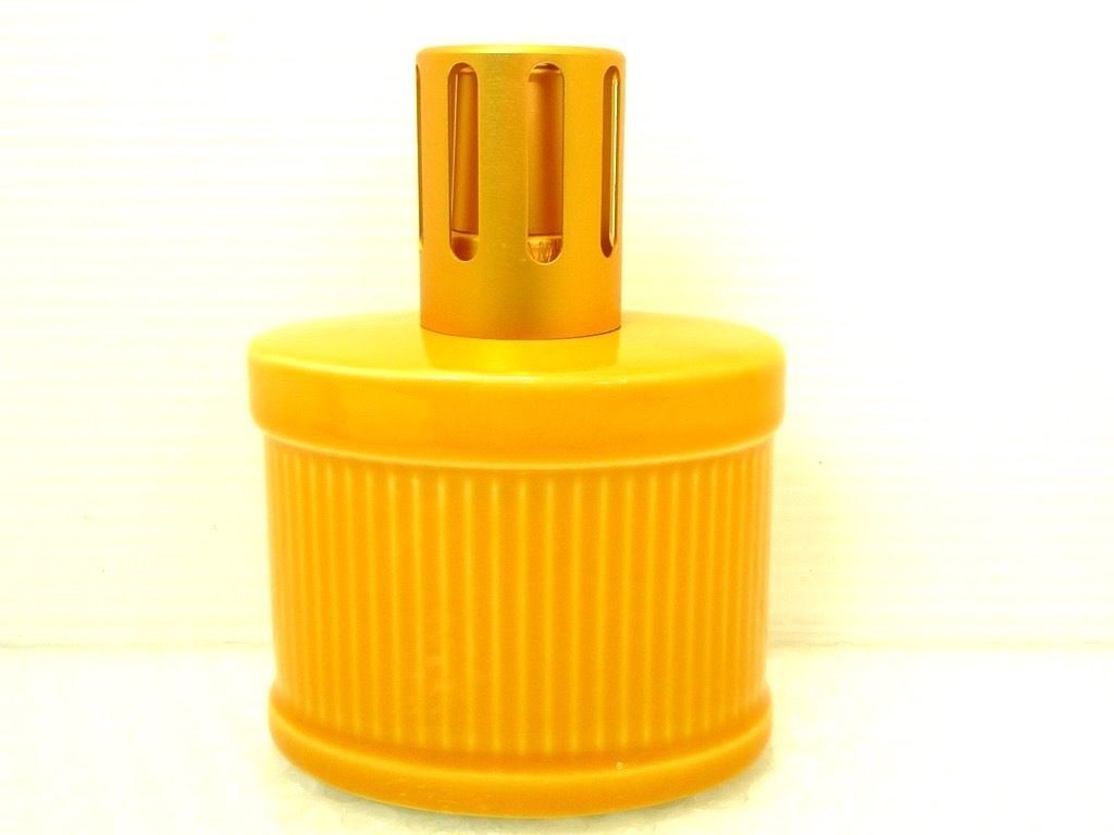 ランプベルジェ REVOL 橙色 オレンジ 高級 アロマランプ 芳香器 陶器 磁器 Lampe Berger アロマポット 激レア  お買得_C7(検索:リモージュ