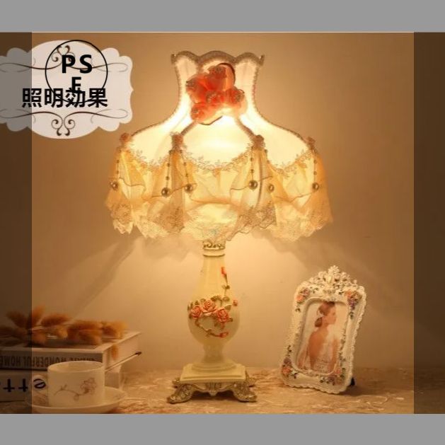 レトロ☆デスクライト ベッドサイド 布 電気スタンド レトロランプ