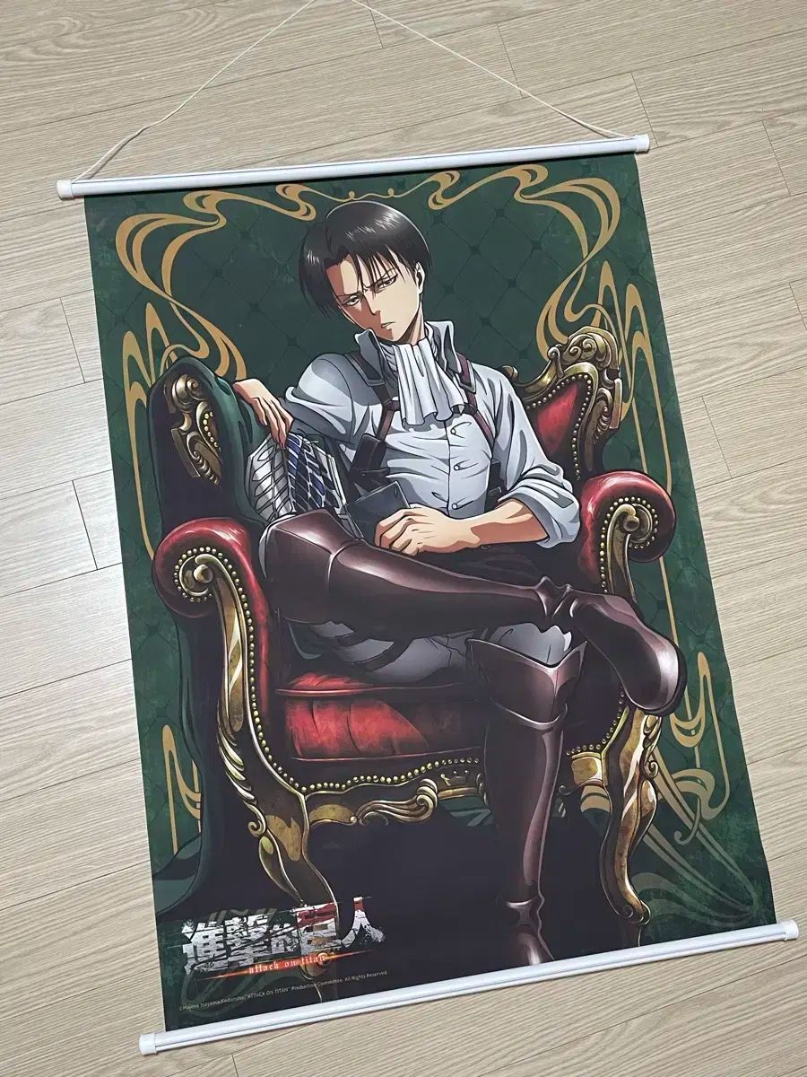 バッチオフィス 進撃の巨人 リヴァイ 公式 オフィシャル スーパーラージ ブロマイド