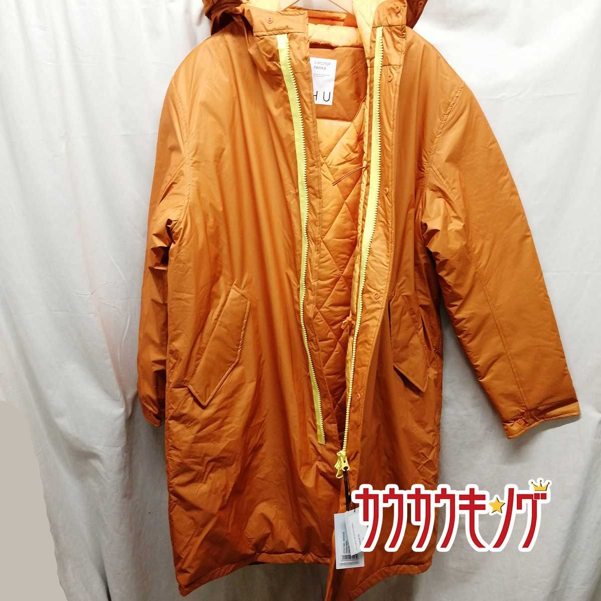 【中古・未使用品】SHU シュウ RIPSTOP PARKA リップストップ パーカー XL オレンジ SHU201102 メンズ コート ジャケット 未使用】SHU シュウ RIPSTOP PARKA リップストップ パーカー XL