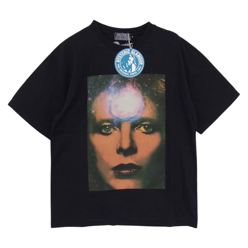 未使用『DAVID BOWIE デヴィッドボウイ』半袖Tシャツ 英国製 黒 S