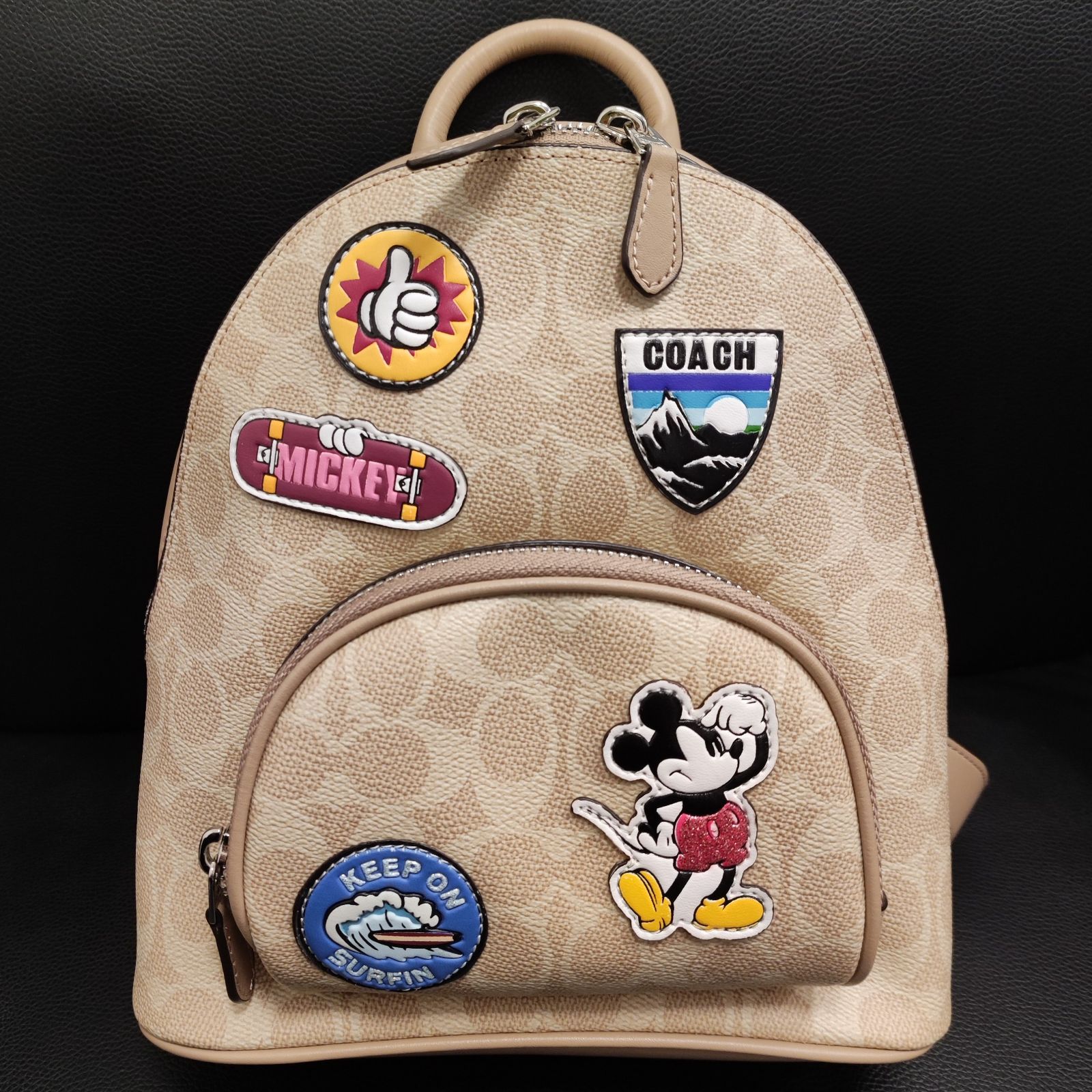 未使用に近い☆COACH 3892 ディズニーコラボ ミッキー リュック バック 
