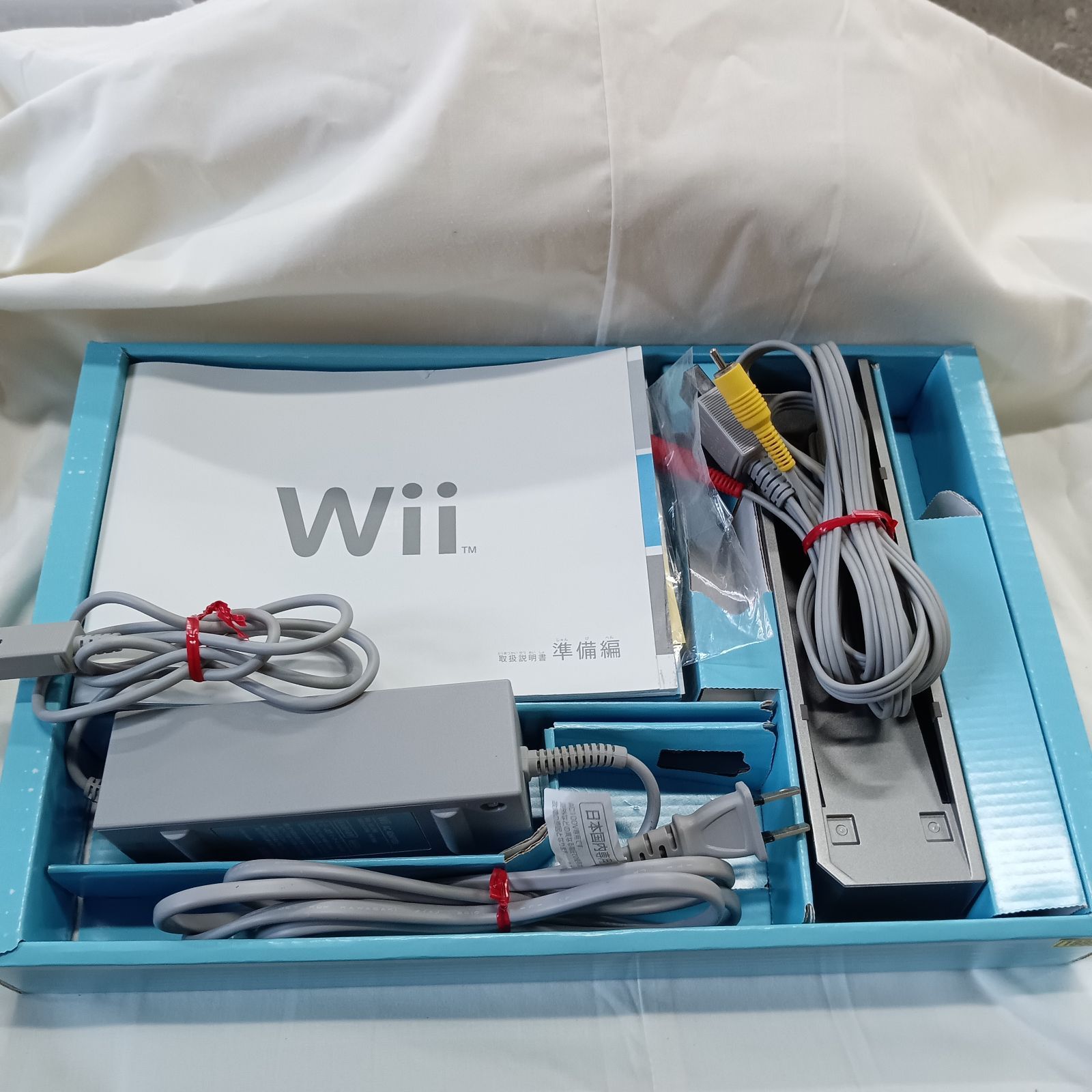 Wii 本体箱付き ブラック 動作確認済み ソフト7本付き