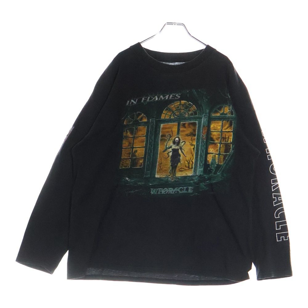 イン・フレイムス ホラクル 長袖シャツ ブラック XLサイズ VINTAGE (ヴィンテージ) 00s IN FLAMES WHORACLE L/S イン