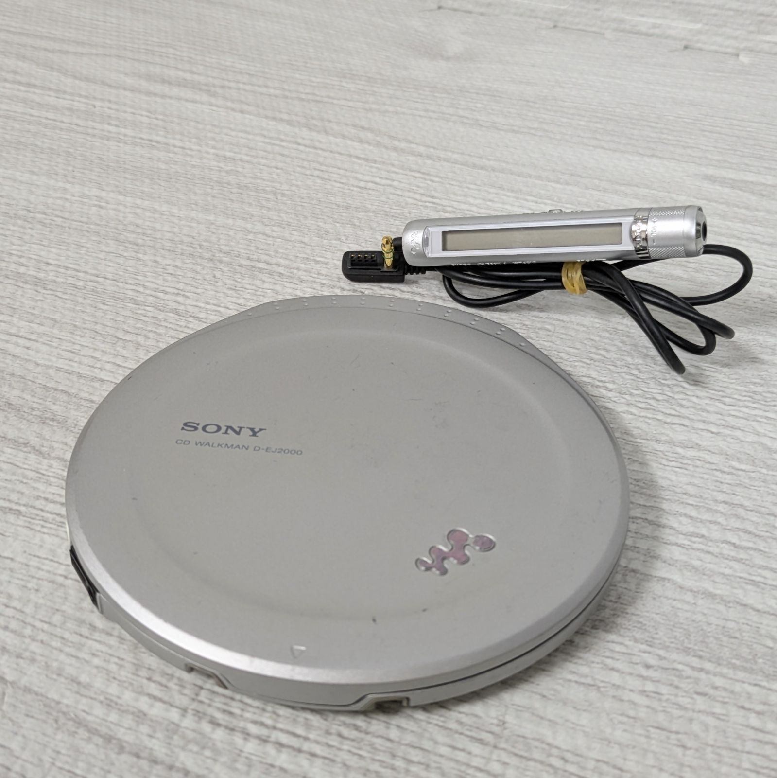 SONY ソニー D-EJ2000 希少ジャンク ポータブルCDプレイヤー リモコン