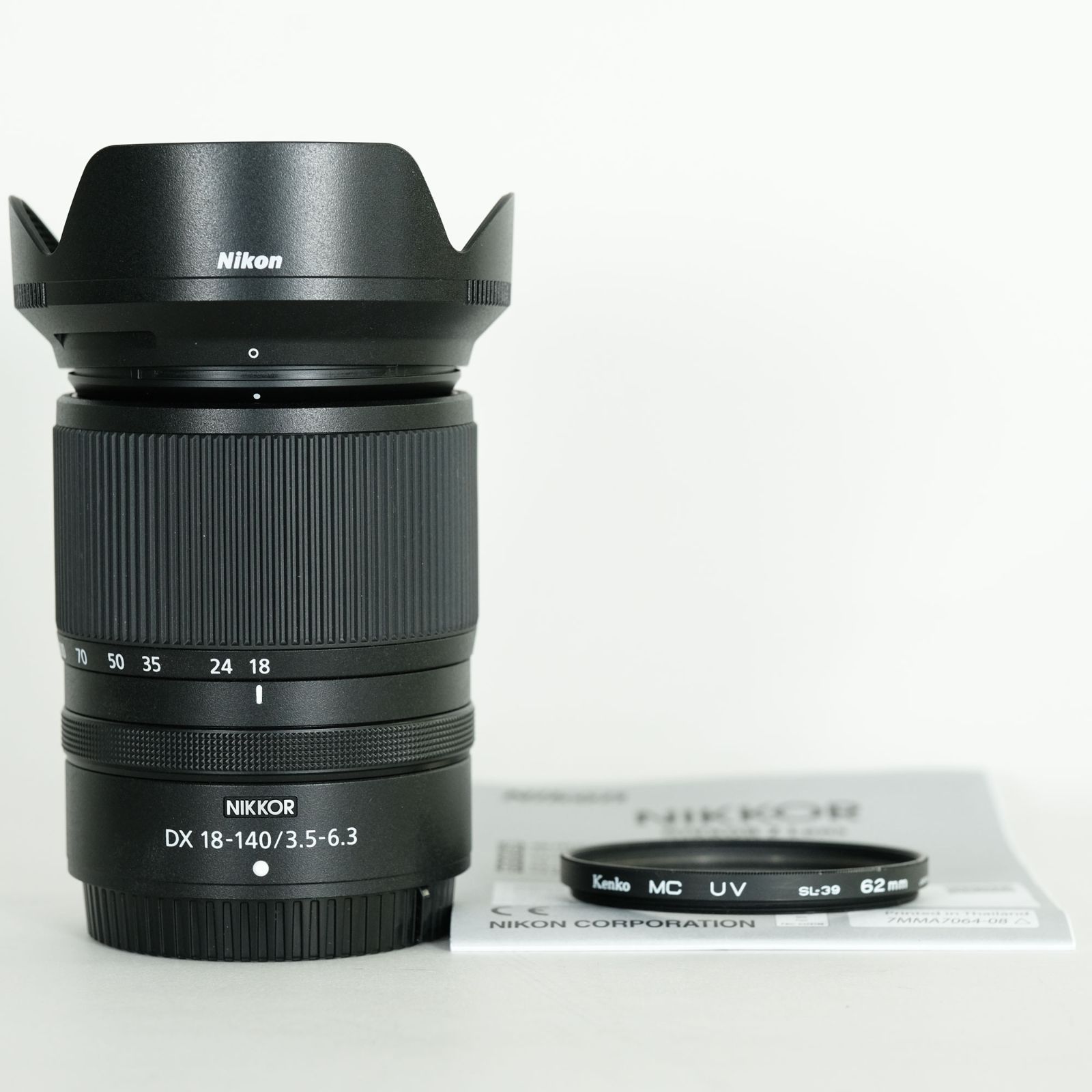 ｜フィルター付 Nikon NIKKOR Z DX 18-140mm f|3.5-6.3 VR | ニコンZマウント