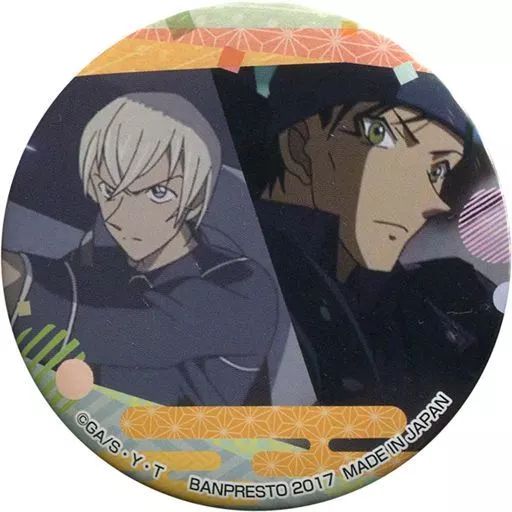 名探偵コナン　一番カフェ　缶バッジ　安室　赤井 中古】バッジ・ピンズ(キャラクター) 安室透＆赤井秀一 「一番カフェ