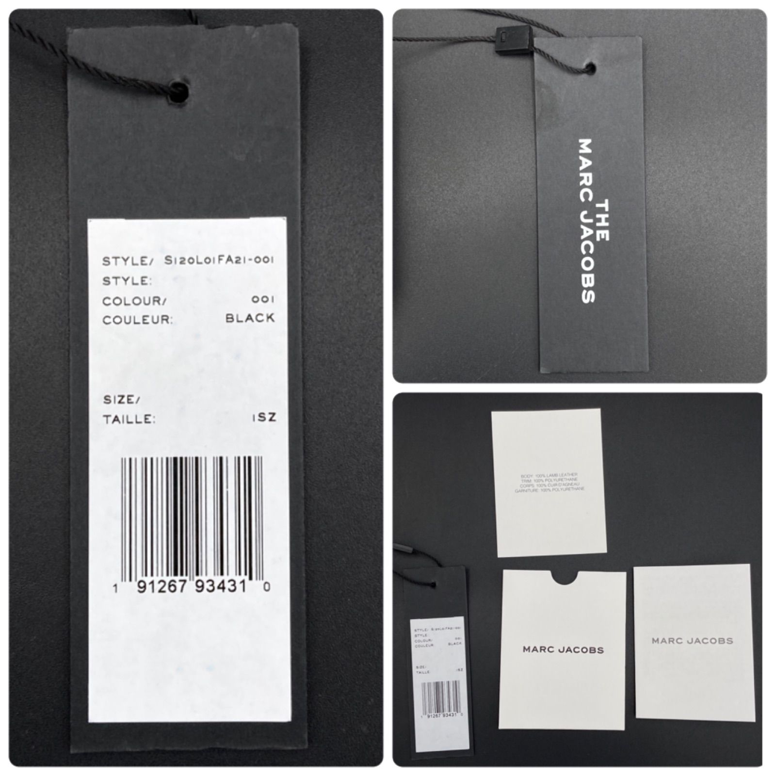 036)Marc Jacobs マークジェイコブス ザ グラム 二つ折り 財布