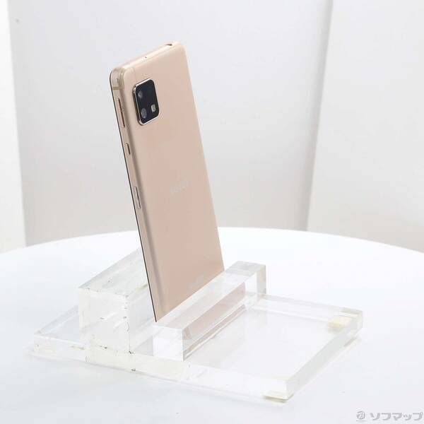 スマートフォン・携帯電話 〔品〕 AQUOS sense4 lite 64GB ライト